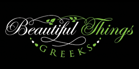 Beautiful Things GREEKS Company "Exclusively for GREEKS" logo