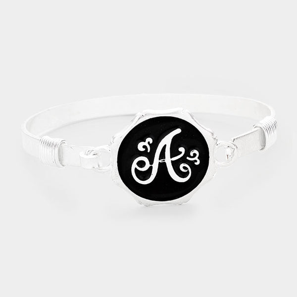 L Monogram Bangle Bracelet(SALE) – Beautiful Things GREEKS Company  Exclusively for GREEKS