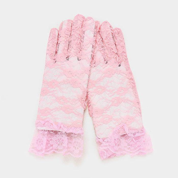 Floral Lace Gloves