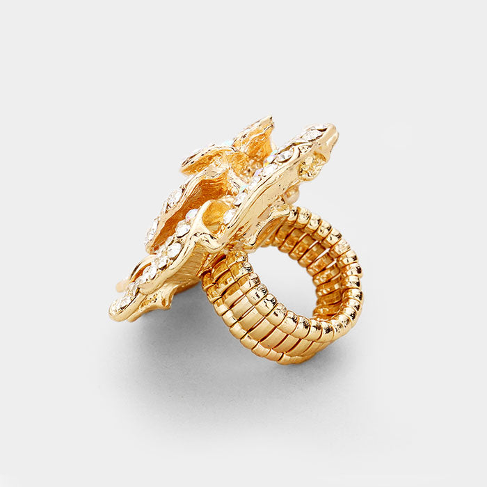 Thin 14k Gold Dainty Diamond Ring | Alexandra Marks Jewelry